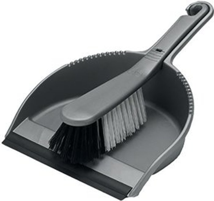 Office Monster | Addis Addis Soft Dust Pan Metallic Set Addis Addis Soft Dust Pan Metallic Set