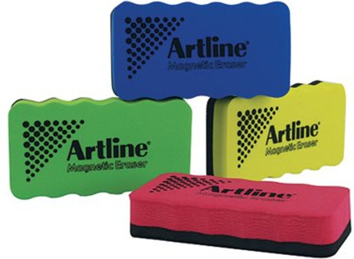 Office Monster | Artline Artline Smiley Whiteboard Eraser Assorted (Pack of 4) ERT-mmS-GB4 Artline Artline Smiley Whiteboard Eraser Assorted (Pack of 4) ERT-mmS-GB4