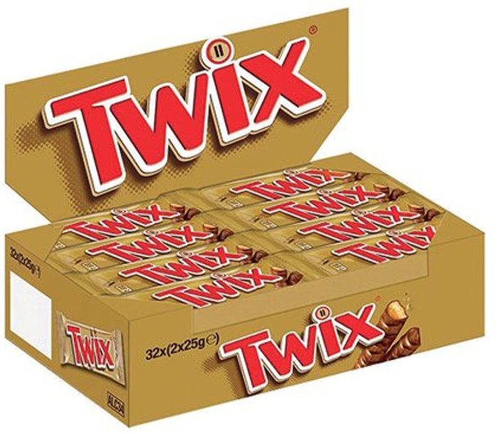 Office Monster | Twix Twix Chocolate Bars (Pack of 32) 100560 Twix Twix Chocolate Bars (Pack of 32) 100560