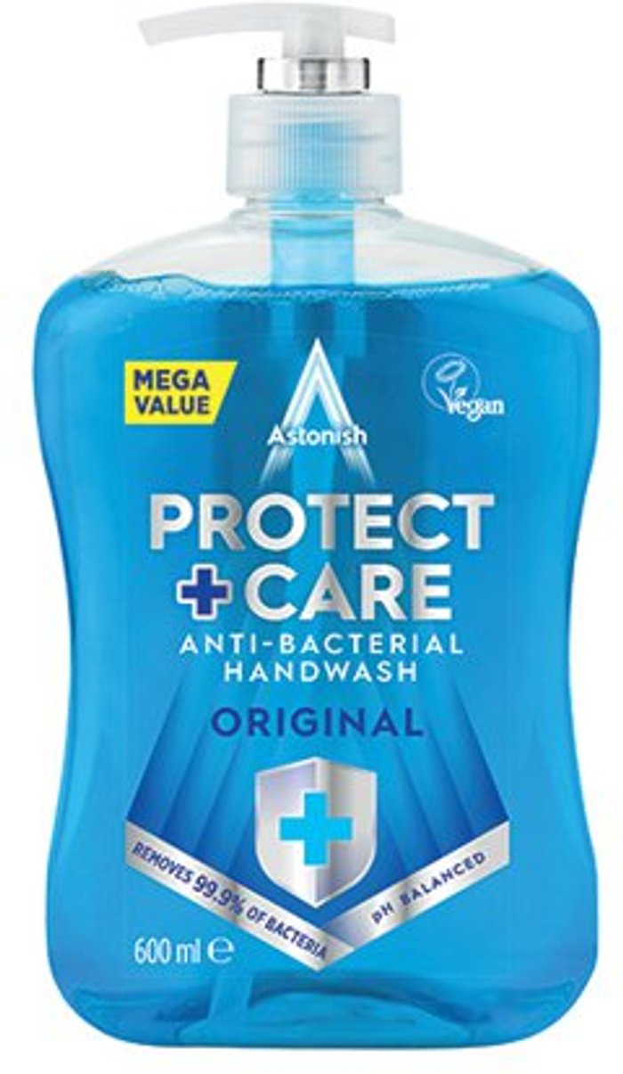 Office Monster | Astonish Astonish Clean Protect Antibac Handwash 650ml (Pack of 12) AST21177 Astonish Astonish Clean Protect Antibac Handwash 650ml (Pack of 12) AST21177