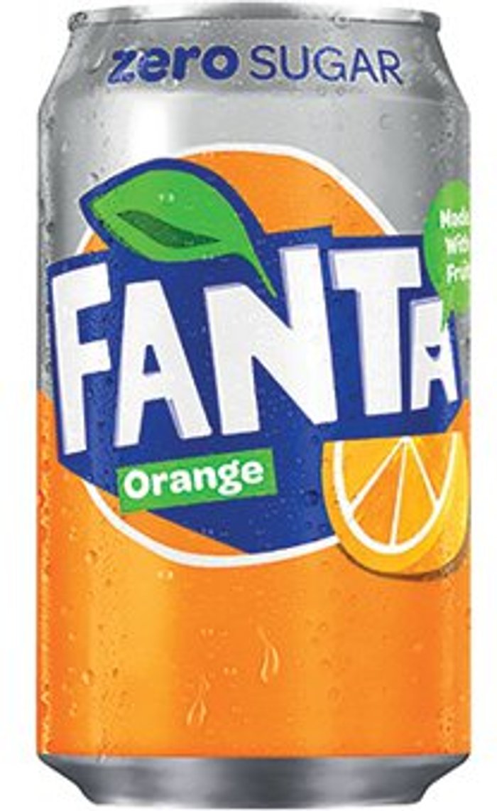Office Monster | Fanta Fanta Orange Zero Cans 330ml (Pack of 24) 100231 Fanta Fanta Orange Zero Cans 330ml (Pack of 24) 100231