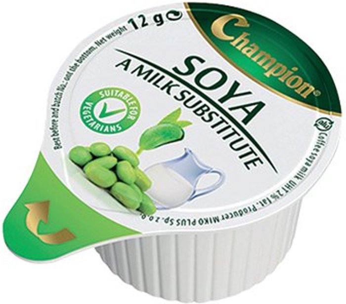 Office Monster | Unbranded Soya Milk Jiggers 12g (Pack of 80) 0499071 Unbranded Soya Milk Jiggers 12g (Pack of 80) 0499071