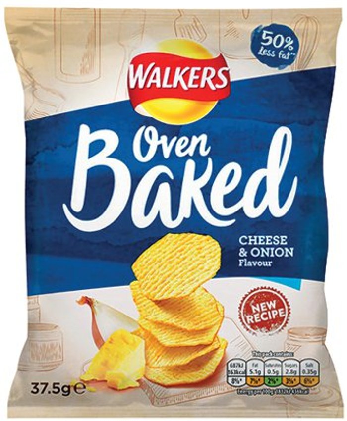 Office Monster | Walkers Walkers Baked Cheese and Onion 37.5g (Pack of 32) 101011 Walkers Walkers Baked Cheese and Onion 37.5g (Pack of 32) 101011