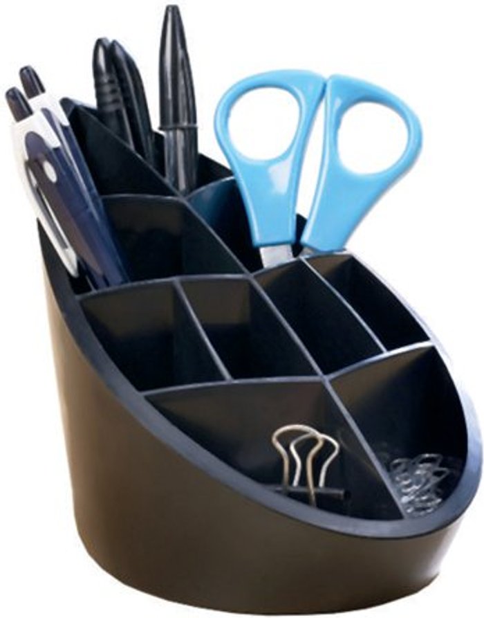 Office Monster | Avery Avery Desktop Range Eco Pen Pot Black DR450BLK Avery Avery Desktop Range Eco Pen Pot Black DR450BLK