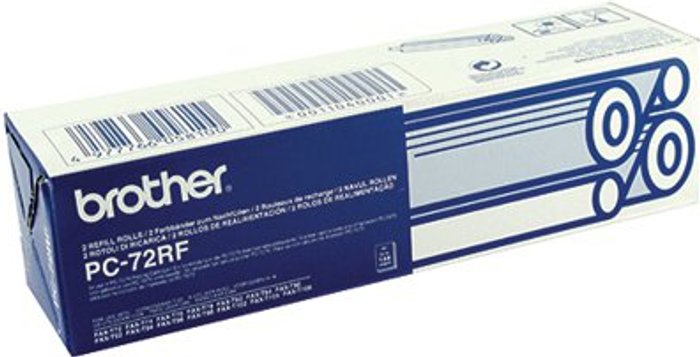 Office Monster | Brother Brother Thermal Transfer Ink Ribbon (Pack of 2) PC72RF Brother Brother Thermal Transfer Ink Ribbon (Pack of 2) PC72RF