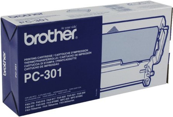 Office Monster | Brother Brother Thermal Transfer Ribbon Cartridge and Refill PC301 Brother Brother Thermal Transfer Ribbon Cartridge and Refill PC301