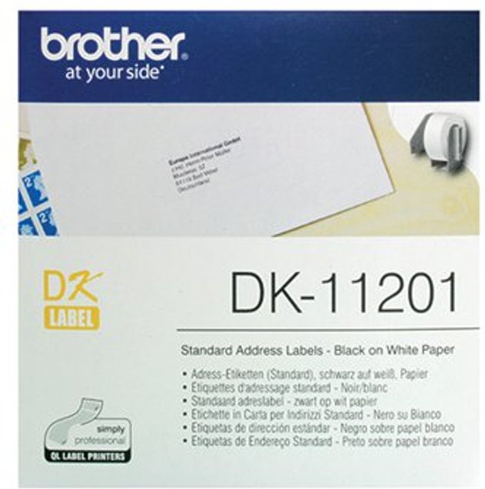 Office Monster | Brother BROTHER DK11201 29 x 90 mm Standard Address Labels Brother BROTHER DK11201 29 x 90 mm Standard Address Labels