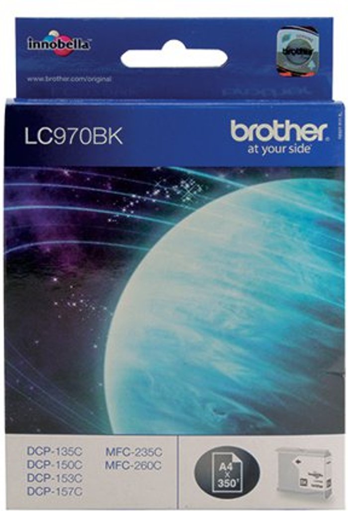 Office Monster | Brother Brother LC970BK Black Inkjet Cartridge LC-970BK Brother Brother LC970BK Black Inkjet Cartridge LC-970BK