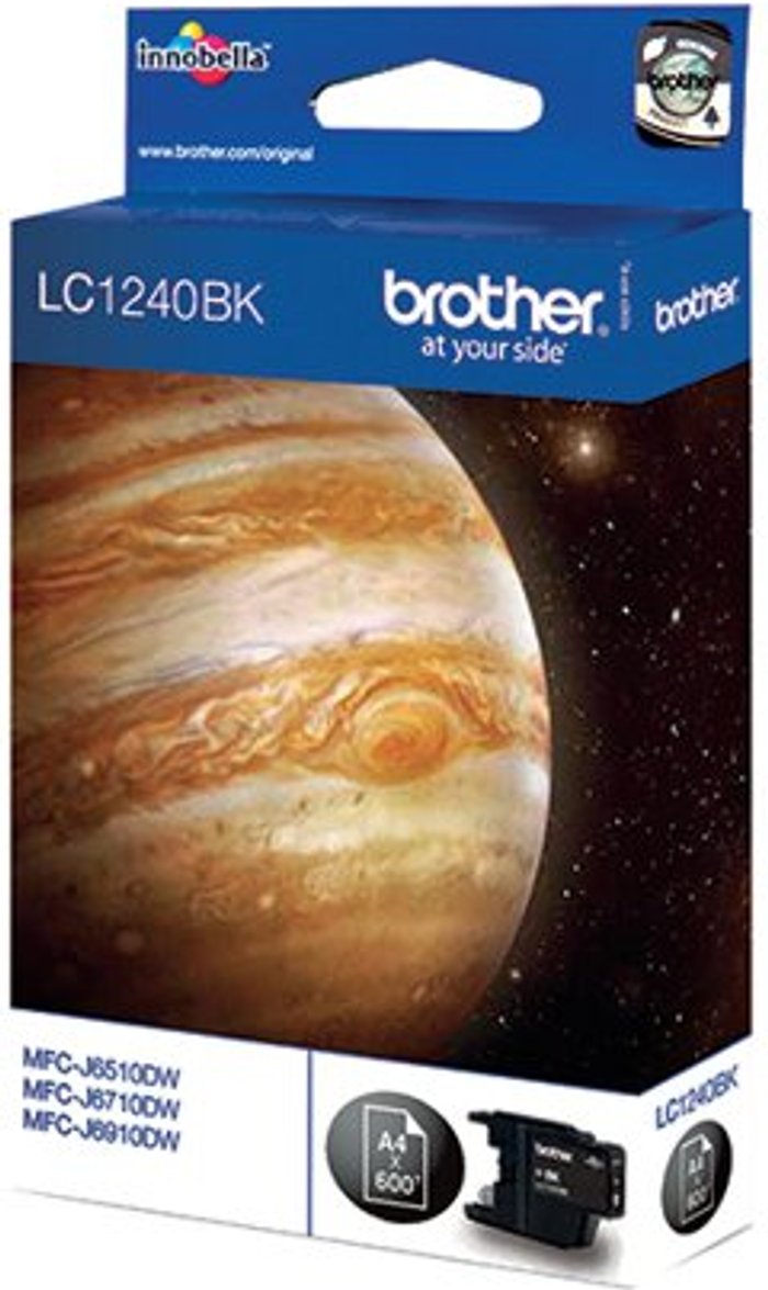 Office Monster | Brother BROTHER LC1240 Black Ink Cartridge Brother BROTHER LC1240 Black Ink Cartridge
