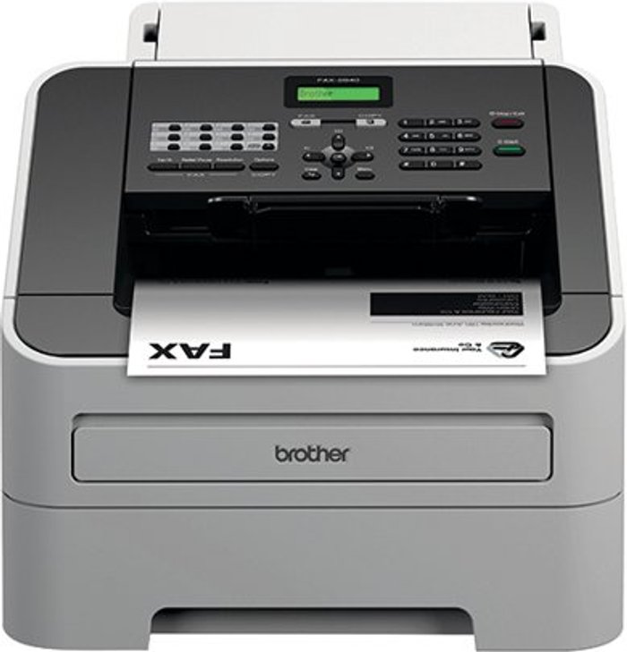 Office Monster | Brother Brother FAX-2840 High-Speed Laser Fax Machine White FAX2840ZU1 Brother Brother FAX-2840 High-Speed Laser Fax Machine White FAX2840ZU1