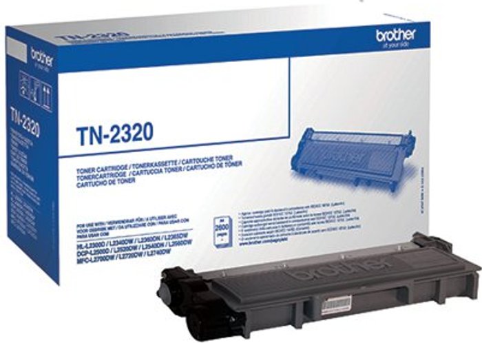 Office Monster | Brother BROTHER TN2320 Black Toner Cartridge Brother BROTHER TN2320 Black Toner Cartridge