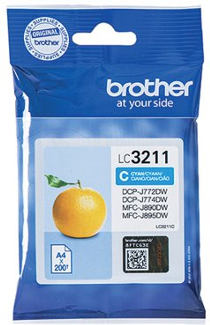 Office Monster | Brother Brother LC3211C Inkjet Cartridge Cyan LC3211C Brother Brother LC3211C Inkjet Cartridge Cyan LC3211C
