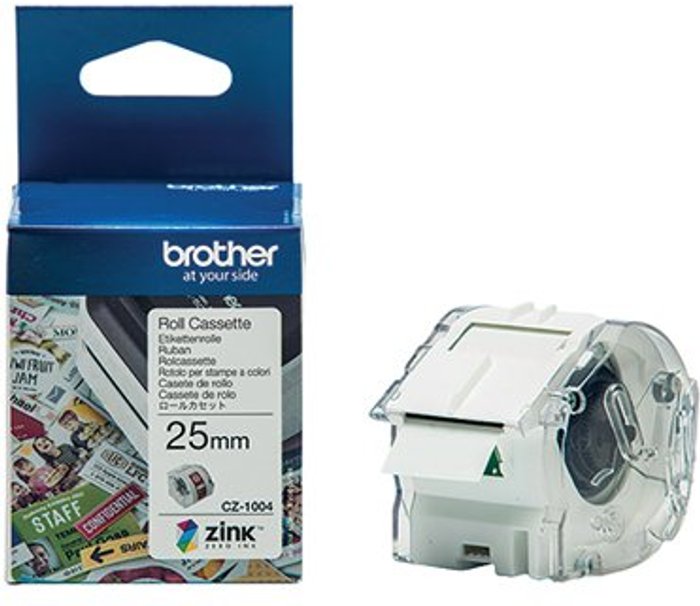 Office Monster | Brother Brother Label Roll 25mm x 5m CZ1004 Brother Brother Label Roll 25mm x 5m CZ1004