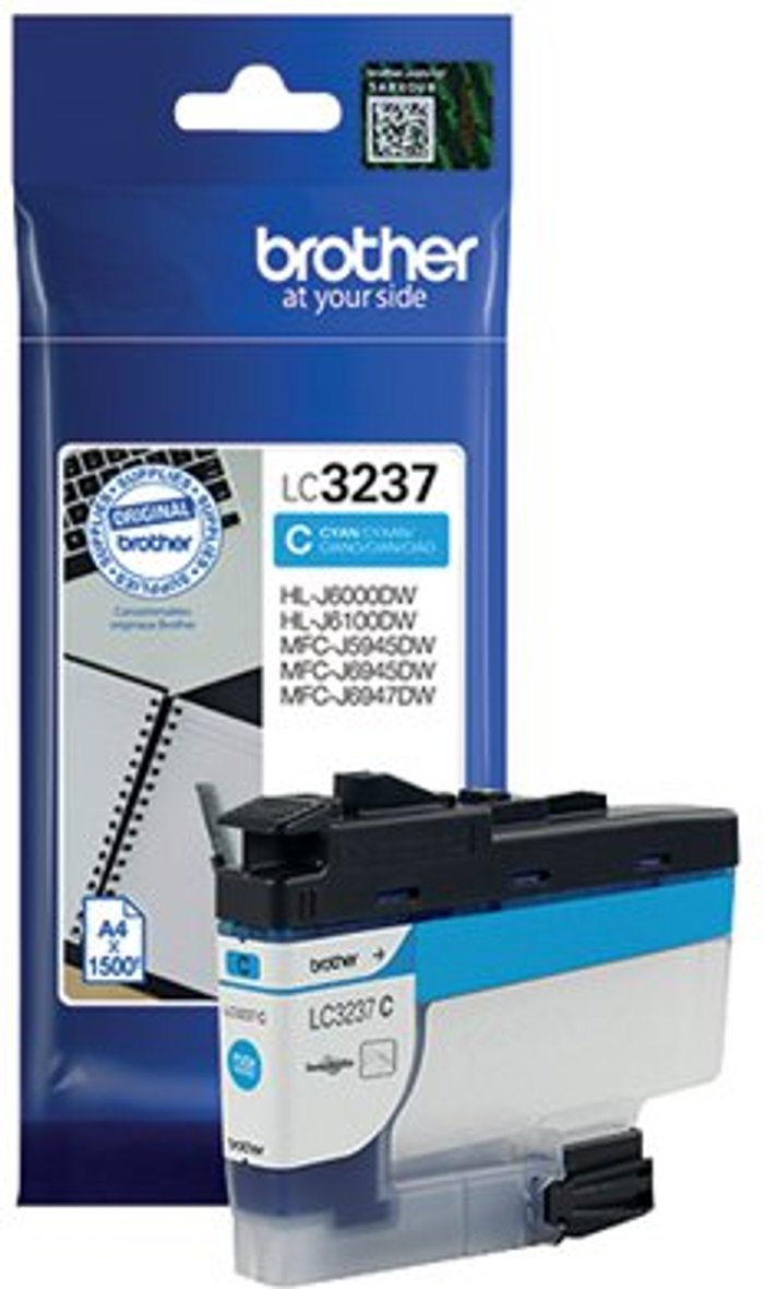 Office Monster | Brother Brother LC-3237 Cyan Ink Cartridge LC3237C Brother Brother LC-3237 Cyan Ink Cartridge LC3237C