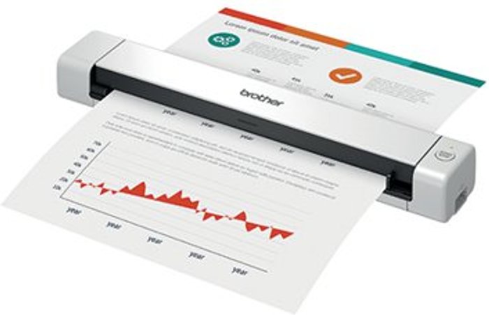 Office Monster | Brother BROTHER DS640 Document Scanner, White Brother BROTHER DS640 Document Scanner, White