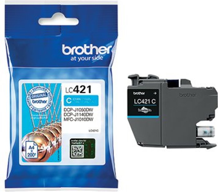 Office Monster | Brother Brother LC421C Inkjet Cartridge Cyan LC421C Brother Brother LC421C Inkjet Cartridge Cyan LC421C