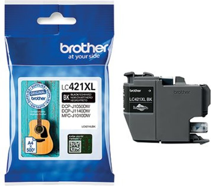Office Monster | Brother Brother LC421XLBK Inkjet Cartridge High Yield Black LC421XLBK Brother Brother LC421XLBK Inkjet Cartridge High Yield Black LC421XLBK