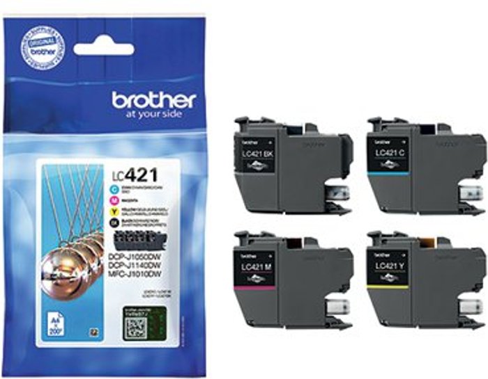 Office Monster | Brother Brother LC421 Inkjet Cartridge CMY LC421VAL Brother Brother LC421 Inkjet Cartridge CMY LC421VAL
