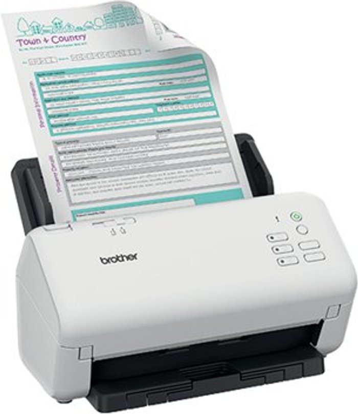 Office Monster | Brother Brother ADS-4300N Wired Desktop Document Scanner ADS4300NZU1 Brother Brother ADS-4300N Wired Desktop Document Scanner ADS4300NZU1