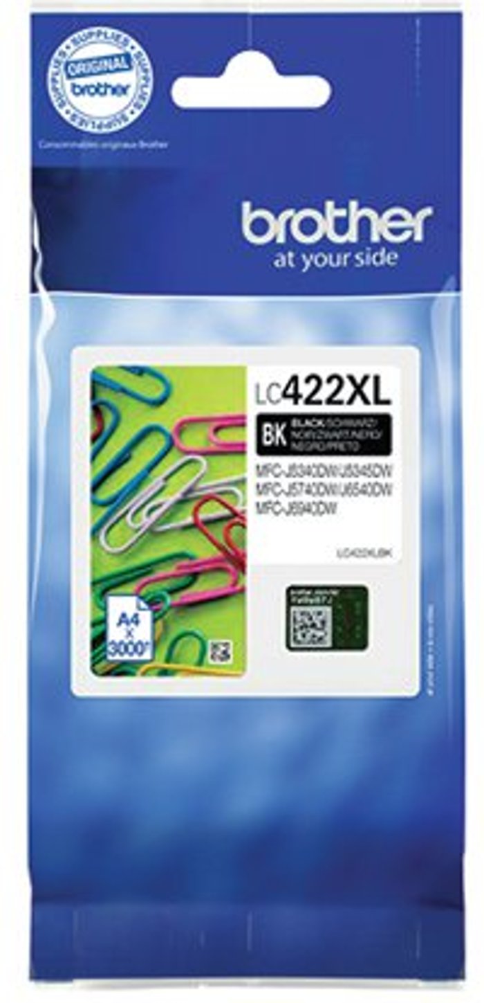 Office Monster | Brother Brother LC422XL - High Yield - black - original - ink cartridge Brother Brother LC422XL - High Yield - black - original - ink cartridge