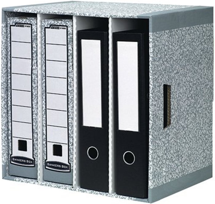 Office Monster | Bankers Box Bankers Box File Store 4 Drawer Grey (Pack of 5) 01840 Bankers Box Bankers Box File Store 4 Drawer Grey (Pack of 5) 01840