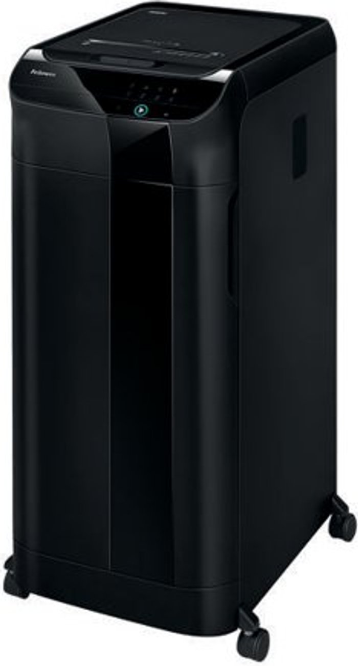 Office Monster | Fellowes Fellowes AutoMax 600M Micro-Cut Auto Feed Shredder 4657401 Fellowes Fellowes AutoMax 600M Micro-Cut Auto Feed Shredder 4657401