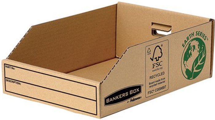 Office Monster | Bankers Box Fellowes Earth Series Parts Bin 200mm (Pack of 50) 7355 Bankers Box Fellowes Earth Series Parts Bin 200mm (Pack of 50) 7355