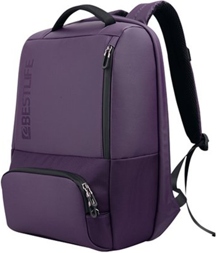 Office Monster | Bestlife BestLife 15.6 Inch Laptop Backpack with USB Connector BB-3401R-1 Bestlife BestLife 15.6 Inch Laptop Backpack with USB Connector BB-3401R-1