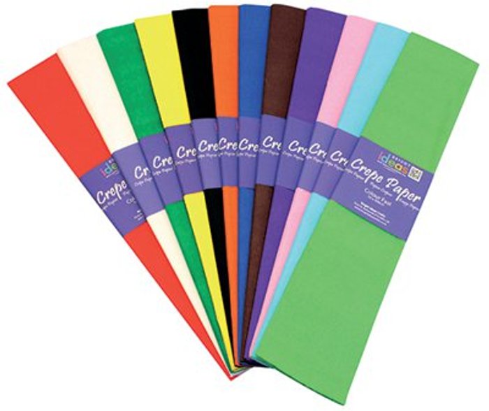 Office Monster | Bright Ideas Bright Ideas Crepe Paper Assorted (Pack of 12) BI0568 Bright Ideas Bright Ideas Crepe Paper Assorted (Pack of 12) BI0568