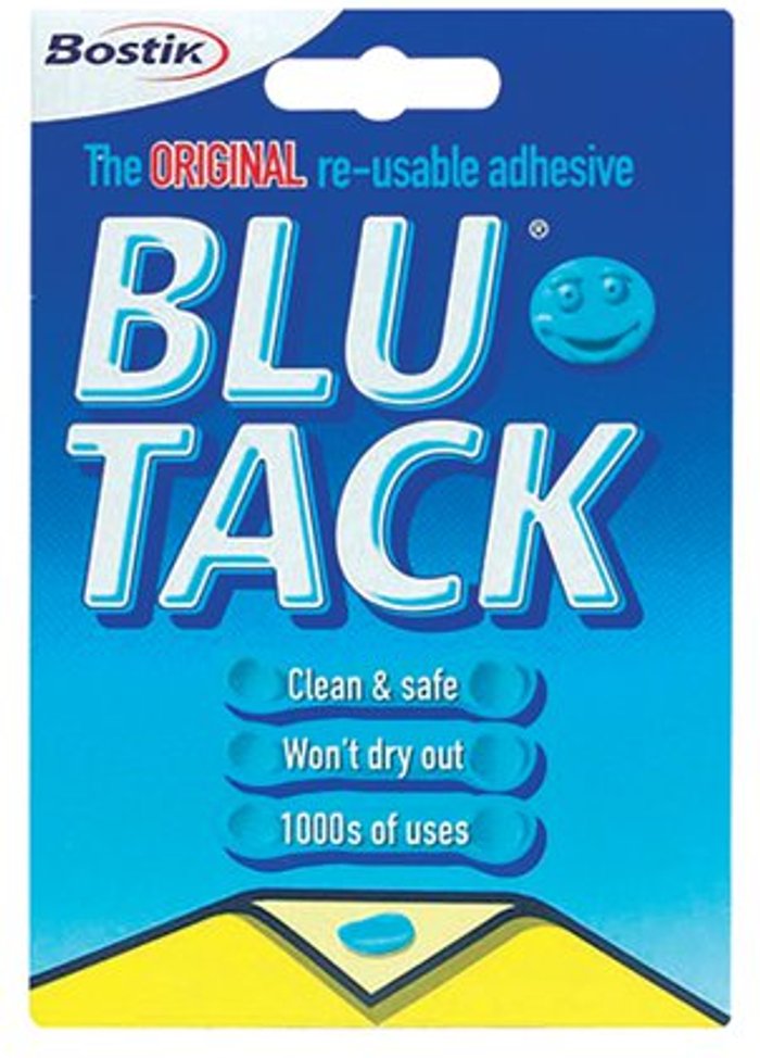 Office Monster | Bostik Bostik Blu-Tack Handy Pack 60g Single 801103 Bostik Bostik Blu-Tack Handy Pack 60g Single 801103