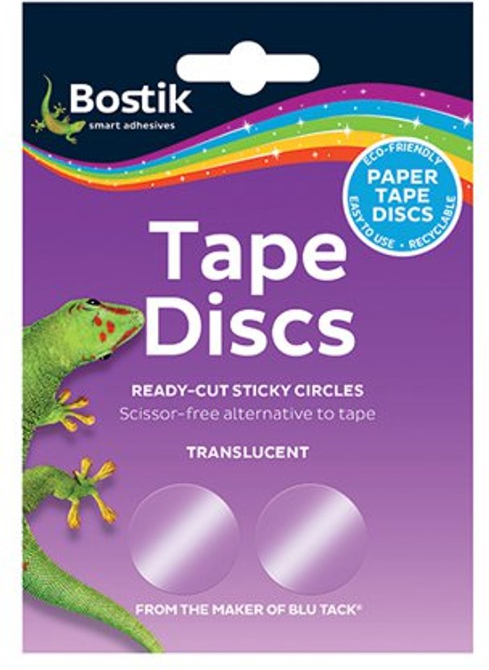 Office Monster | Bostik Bostik Tape Discs Clear (Pack of 1440) 30803764 Bostik Bostik Tape Discs Clear (Pack of 1440) 30803764