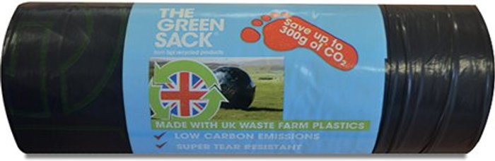 Office Monster | Greensack The Green Sack Medium Duty Refuse Sack on a Roll Black (Pack of 15) GR0771 Greensack The Green Sack Medium Duty Refuse Sack on a Roll Black (Pack of 15) GR0771