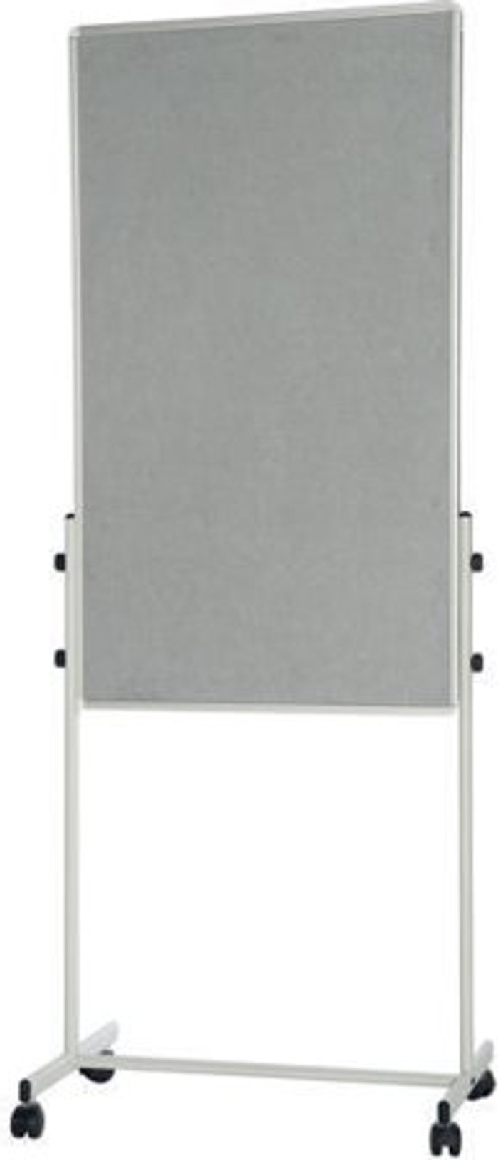 Office Monster | Bi-Office Bi-Office White Portable Duo Board and Flipchart Easel EA4724075 Bi-Office Bi-Office White Portable Duo Board and Flipchart Easel EA4724075