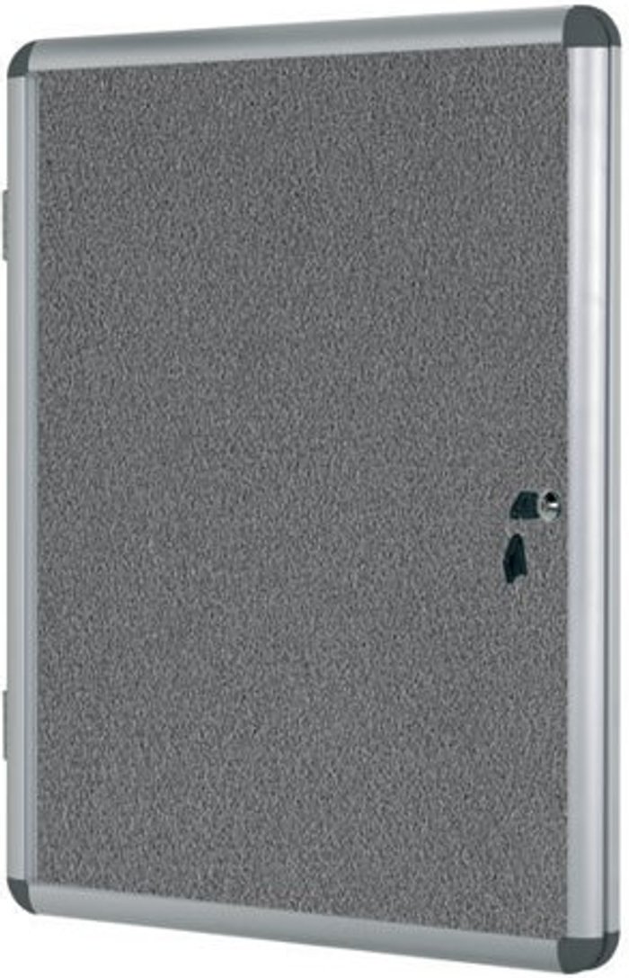 Office Monster | Bi-Office Bi-Office Internal Display Case 900x1200mm Grey VT640103150 Bi-Office Bi-Office Internal Display Case 900x1200mm Grey VT640103150