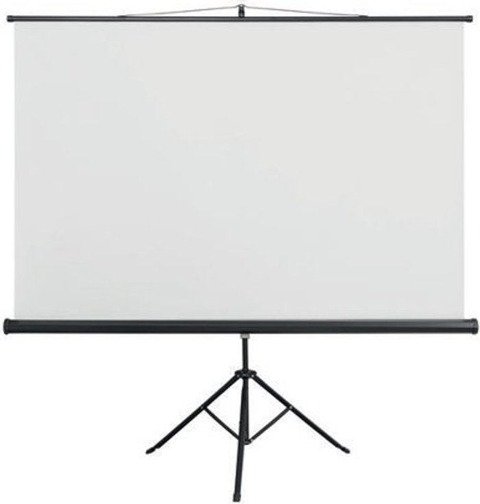 Office Monster | Bi-Office Bi-Office Tripod Projection Screen 1250x1250mm Black 9D006028 Bi-Office Bi-Office Tripod Projection Screen 1250x1250mm Black 9D006028