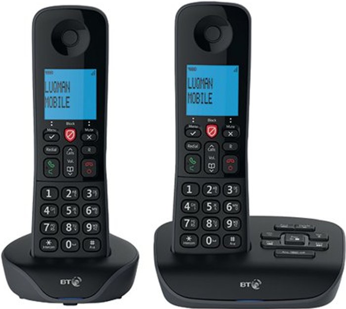 Office Monster | British Telecom BT Essential DECT TAM Phone Twin 90658 British Telecom BT Essential DECT TAM Phone Twin 90658