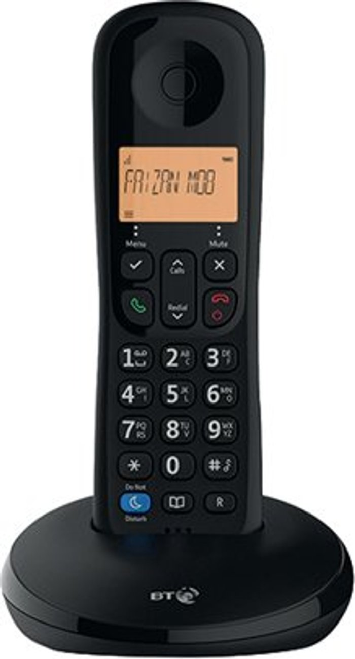 Office Monster | BT Bt Everyday Dect Black Cordless Telephone With Nuisance Call Blocker BT Bt Everyday Dect Black Cordless Telephone With Nuisance Call Blocker