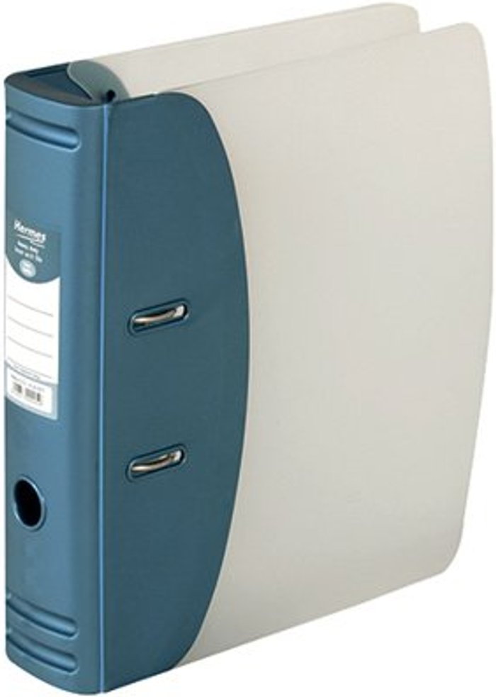Office Monster | Hermes Hermes Lever Arch File A4 60mm Capacity Metallic Blue 832007 Hermes Hermes Lever Arch File A4 60mm Capacity Metallic Blue 832007