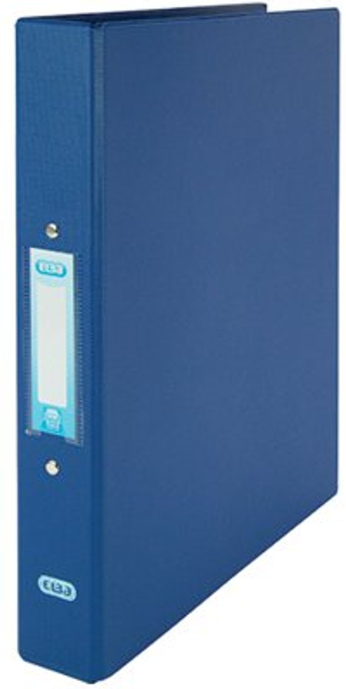 Office Monster | Elba Elba 25mm 2 O-Ring Binder A4 Blue (Pack of 10) 400001508 Elba Elba 25mm 2 O-Ring Binder A4 Blue (Pack of 10) 400001508