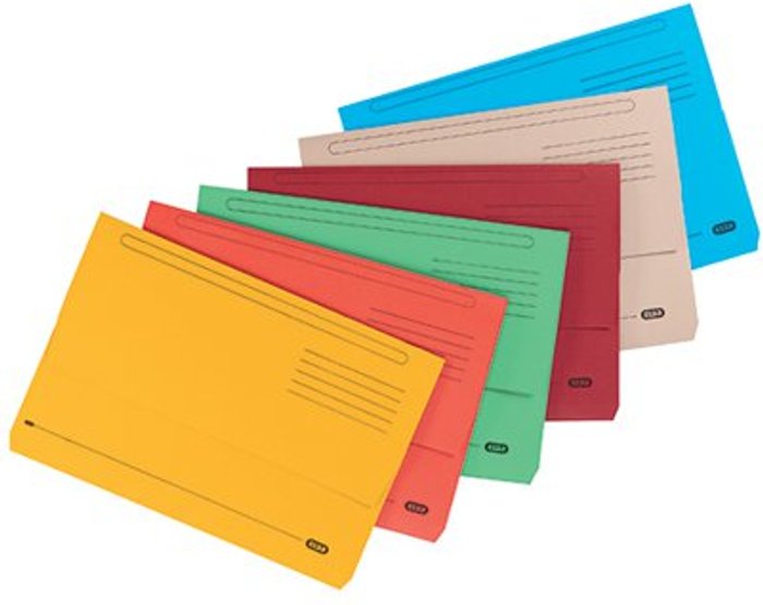 Office Monster | Elba Elba Strongline Document Wallet Bright Manilla Foolscap Assorted (Pack of 10) 400099327 Elba Elba Strongline Document Wallet Bright Manilla Foolscap Assorted (Pack of 10) 400099327