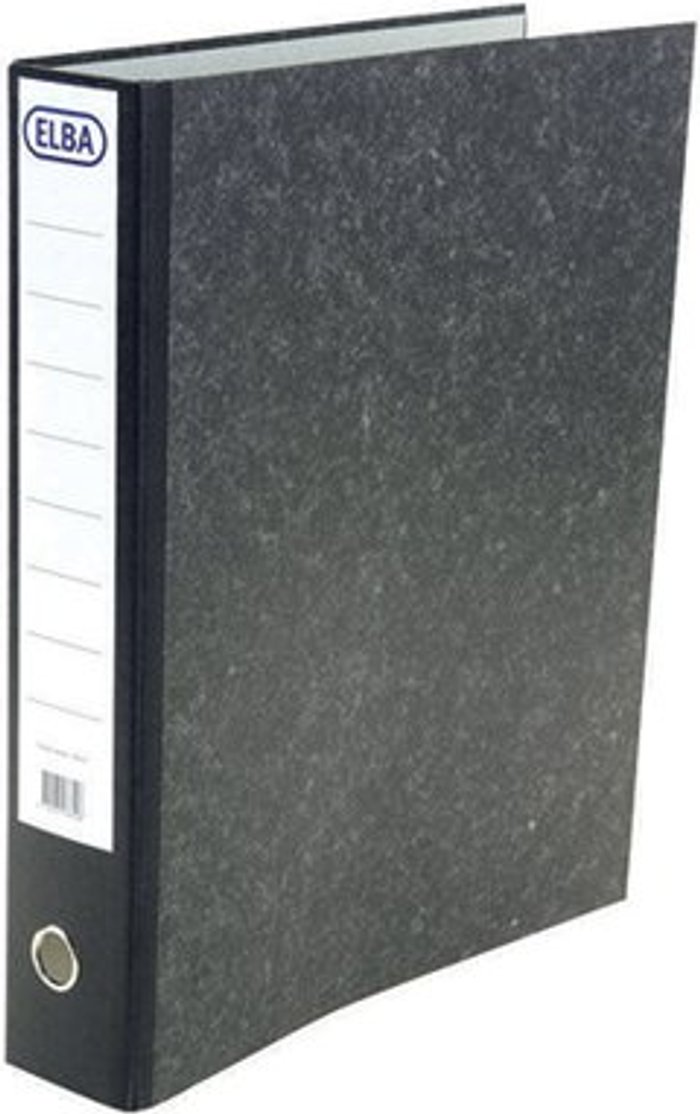 Office Monster | Elba Elba 70mm Lever Arch File Upright A3 Black 100080746 Elba Elba 70mm Lever Arch File Upright A3 Black 100080746