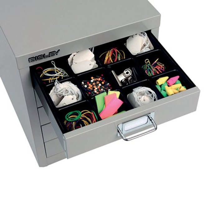 Office Monster | Bisley Bisley Multidrawer Insert Tray Plastic 16 Compartments 235x370x50mm 225P5 Bisley Bisley Multidrawer Insert Tray Plastic 16 Compartments 235x370x50mm 225P5