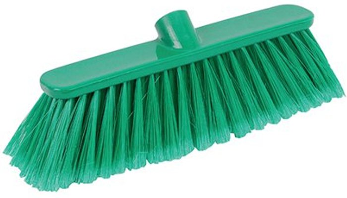 Office Monster | Unbranded Soft Broom Head 30cm Green (Designed for Multipurpose Heavy Gauge Handle) P04049 Unbranded Soft Broom Head 30cm Green (Designed for Multipurpose Heavy Gauge Handle) P04049