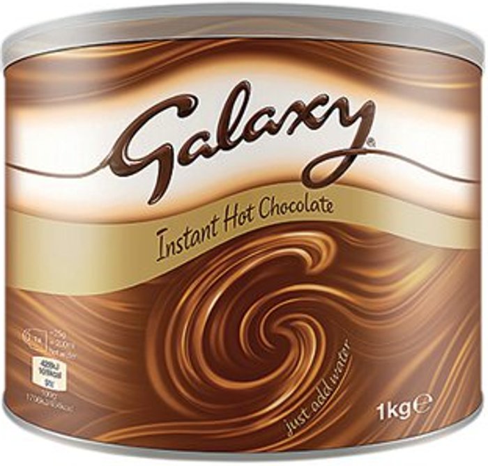 Office Monster | Galaxy Galaxy Instant Hot Chocolate Tin 1kg A01950 Galaxy Galaxy Instant Hot Chocolate Tin 1kg A01950
