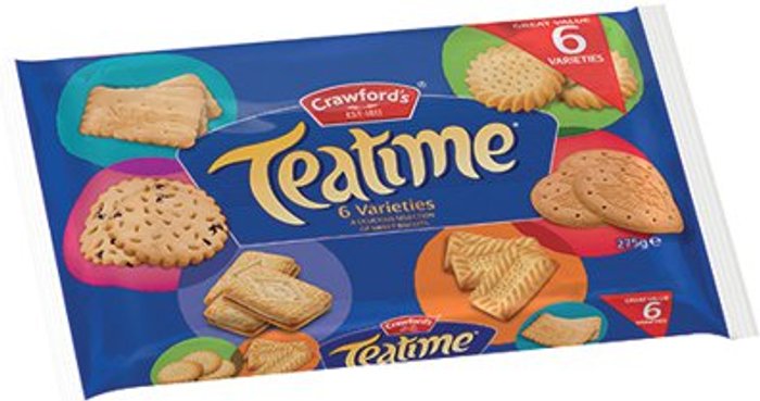 Office Monster | Crawfords Crawfords Teatime Assorted Biscuits 275g 21421 Crawfords Crawfords Teatime Assorted Biscuits 275g 21421