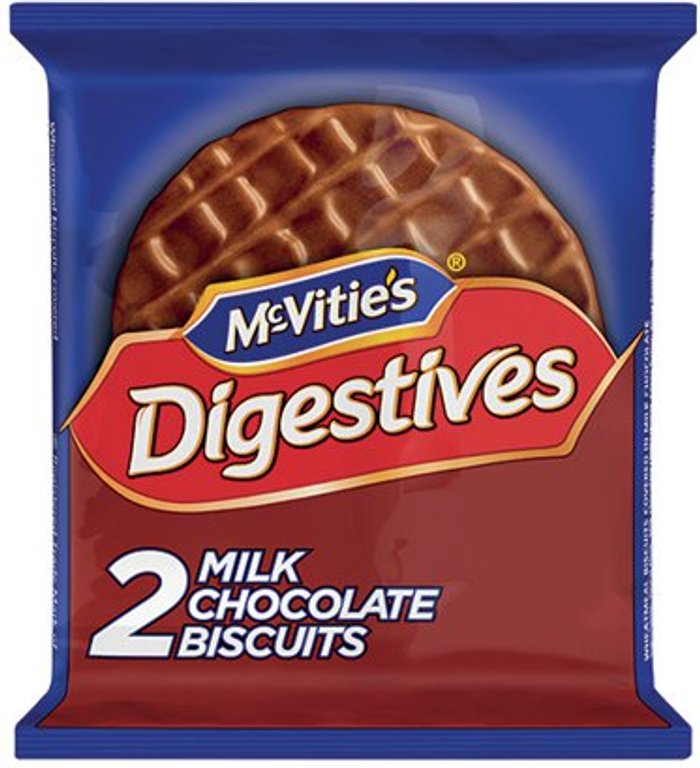 Office Monster | McVities McVitie's Milk Chocolate Digestives 33g (Pack of 24) 32404 McVities McVitie's Milk Chocolate Digestives 33g (Pack of 24) 32404