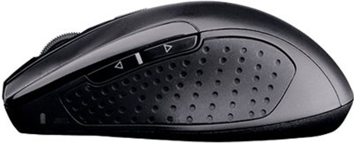 Office Monster | Cherry Cherry MW 3000 USB Wireless Ergonomic Mouse Right Hand with Additional Keys Black JW-T0100 Cherry Cherry MW 3000 USB Wireless Ergonomic Mouse Right Hand with Additional Keys Black JW-T0100