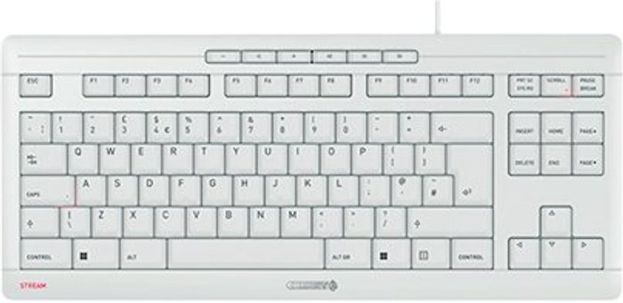Office Monster | Cherry CHERRY Stream Keyboard Tkl White Cherry CHERRY Stream Keyboard Tkl White