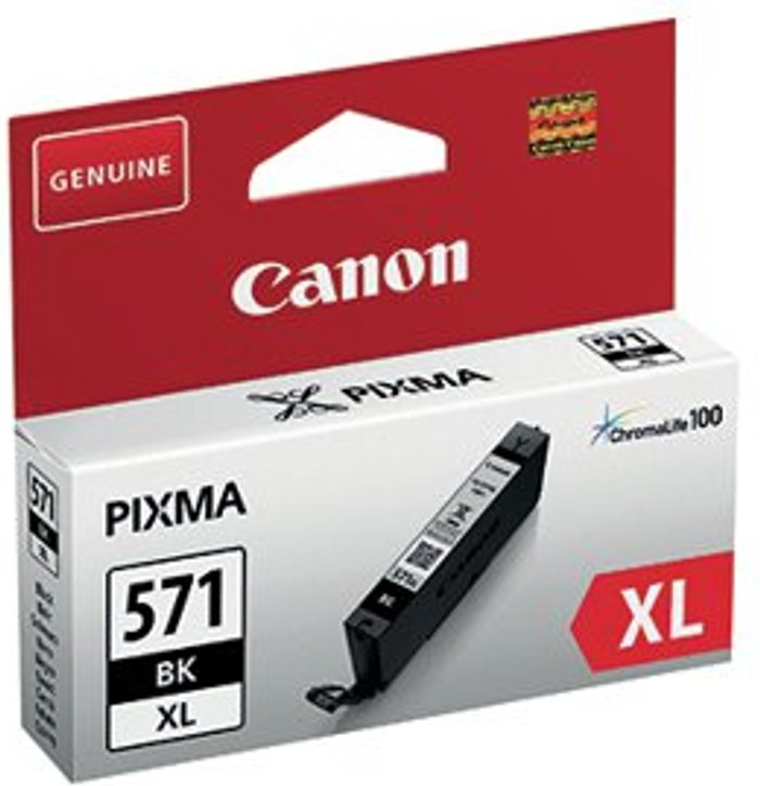 Office Monster | Canon Canon CLI-571XL Inkjet Cartridge High Yield Black 0331C001 Canon Canon CLI-571XL Inkjet Cartridge High Yield Black 0331C001