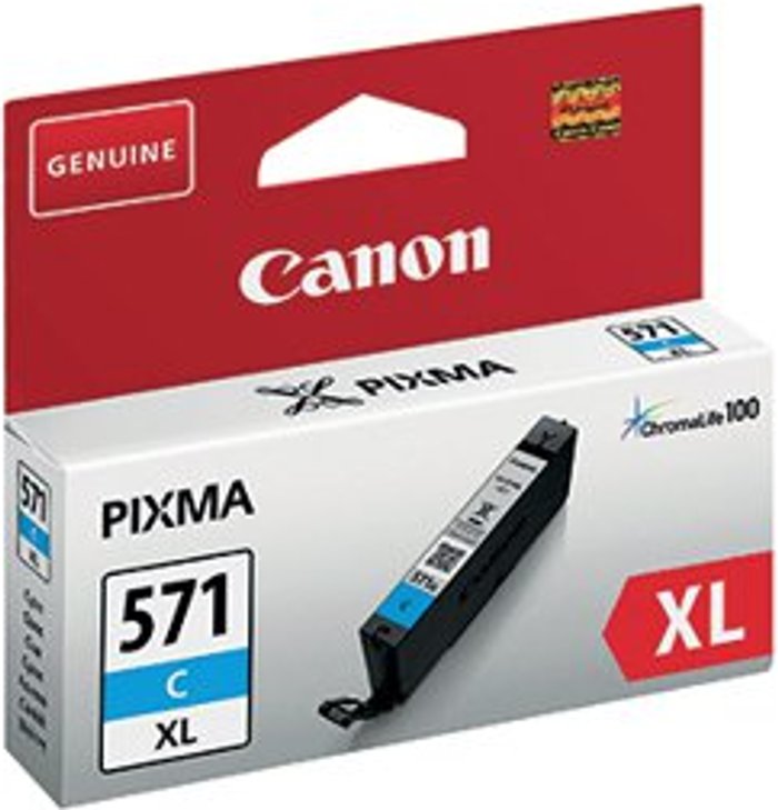 Office Monster | Canon Canon CLI-571XL Inkjet Cartridge High Yield Cyan 0332C001 Canon Canon CLI-571XL Inkjet Cartridge High Yield Cyan 0332C001